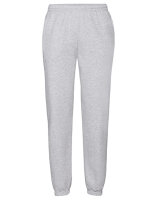 Classic Elasticated Cuff Jog Pants (Heather Grey - L)