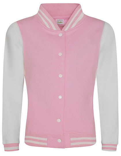 Women´s Varsity Jacket (Baby Pink/White - L)