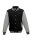 Kids´ Varsity Jacket (Jet Black/Heather Grey - 5/6 (S))