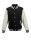Kids´ Varsity Jacket (Jet Black/White - 5/6 (S))