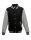 Varsity Jacket  Jet Black/Heather Grey XL