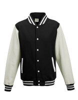 Varsity Jacket  Jet Black/White XL