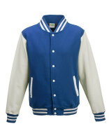 Kids´ Varsity Jacket (Royal Blue/White - 12/13 (XL))