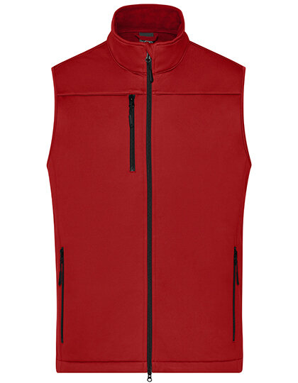 Men´s Softshell Vest (Red - M)