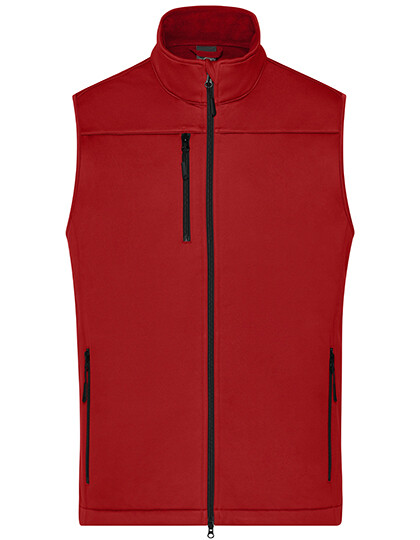 Men´s Softshell Vest (Red - XL)