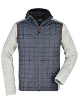 Men&acute;s Knitted Hybrid Jacket