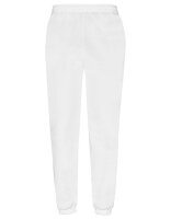 Classic Elasticated Cuff Jog Pants (White - M)