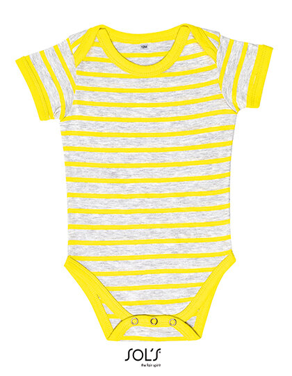 Baby Striped Bodysuit Miles