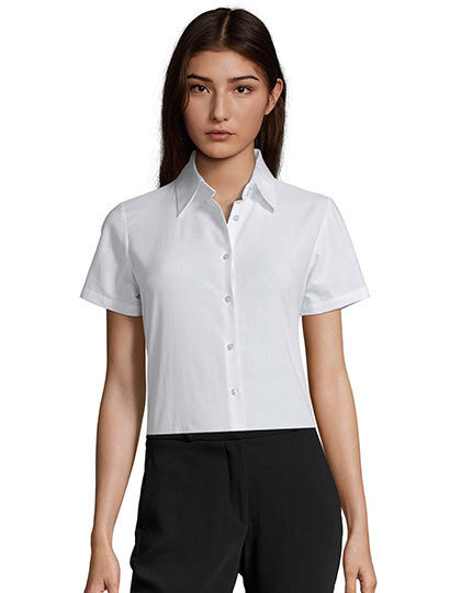 Women´s Oxford-Blouse Elite Short Sleeve