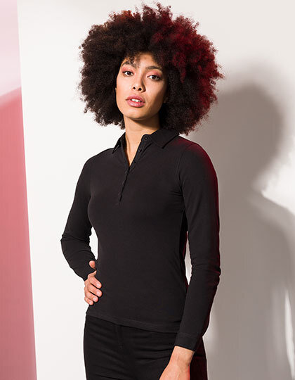 Women´s Long Sleeved Stretch Polo