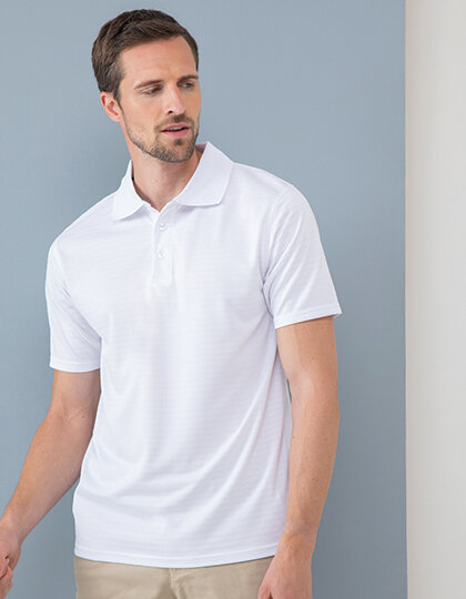 Coolplus® Textured Stripe Polo Shirt