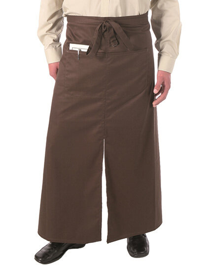 Bistro Apron With Split And Front Pocket