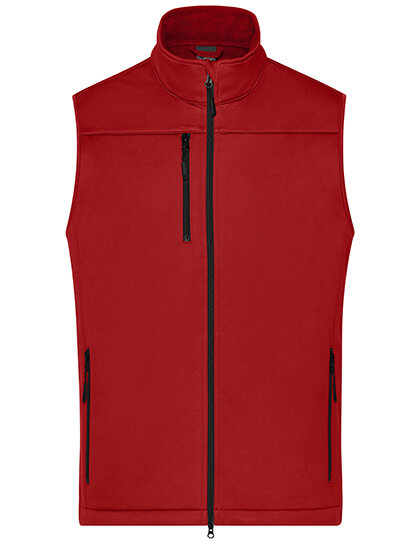 Men´s Softshell Vest (Red - XXL)