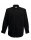 Men´s Long Sleeve Poplin Shirt (Black - XL)