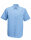 Men´s Short Sleeve Poplin Shirt (Mid Blue - S)